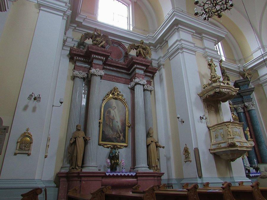 Kościół na Lesznie - ołtarz boczny św. Judy Tadeusza