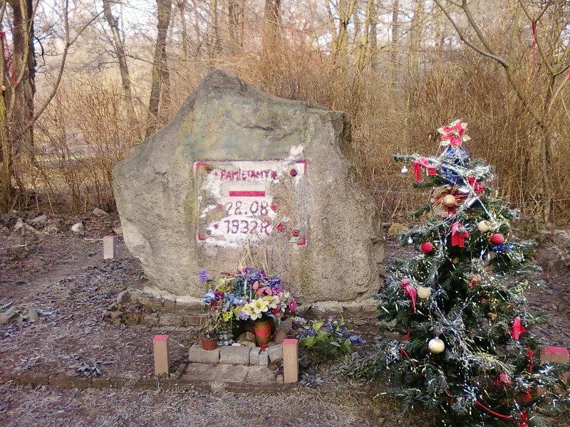 Kamień pamiątkowy na Młynku