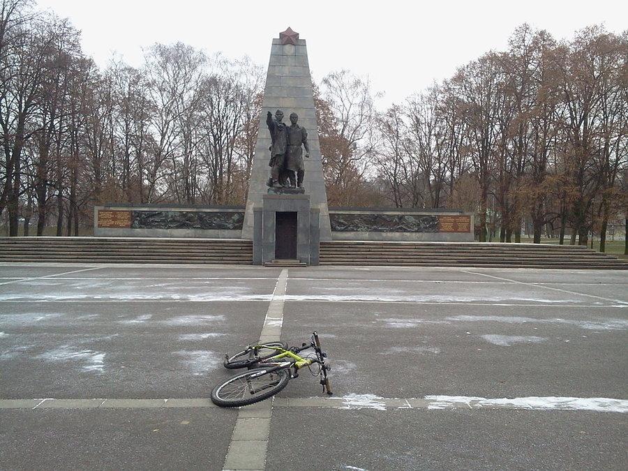 A tu już pomnik Armii Czerwonej w Ostrawie