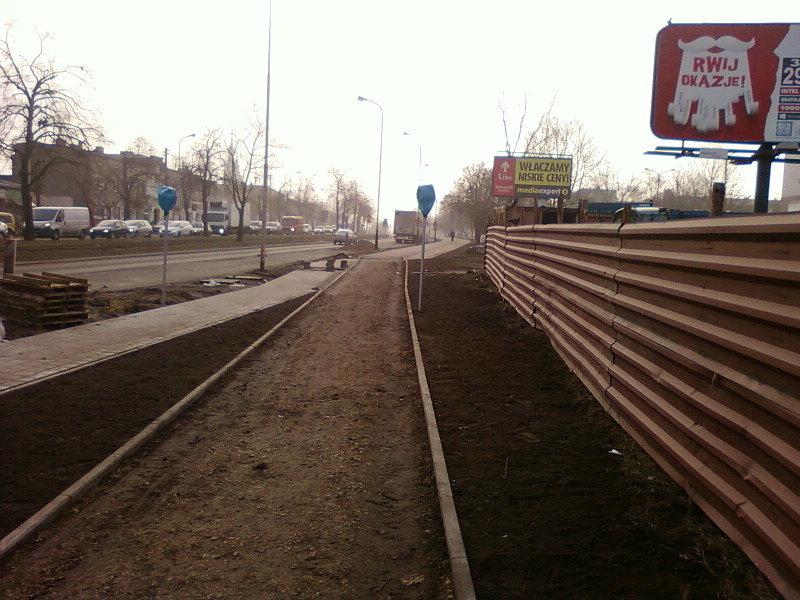 Budowa DDR wzdłuż Rzgowskiej