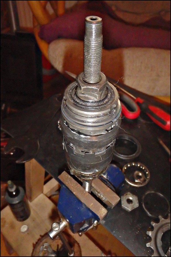 27. Częściowo złożony wkład piasty Shimano Nexus 3