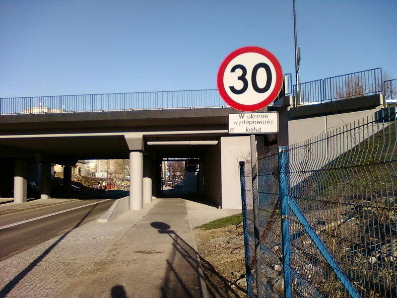 Ograniczenie prędkości na Tramwajowej