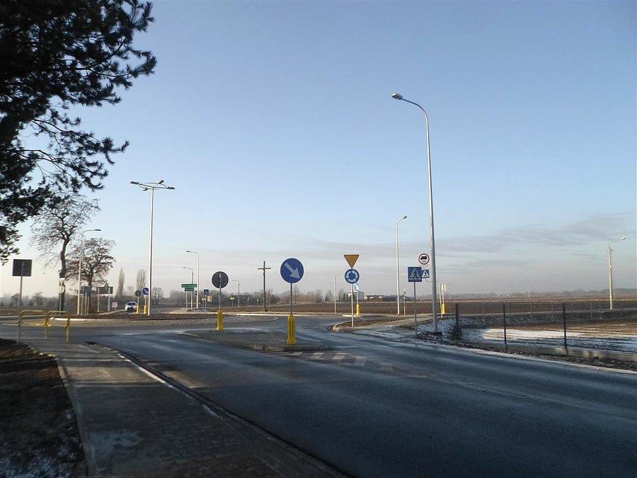 Rondo w Pogroszewie już skończone i otwarte