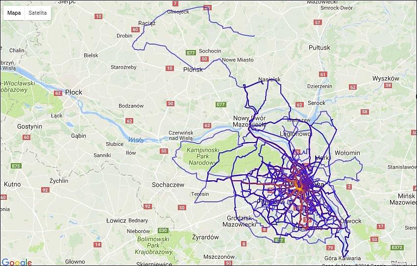 Trasy okołowarszawskie