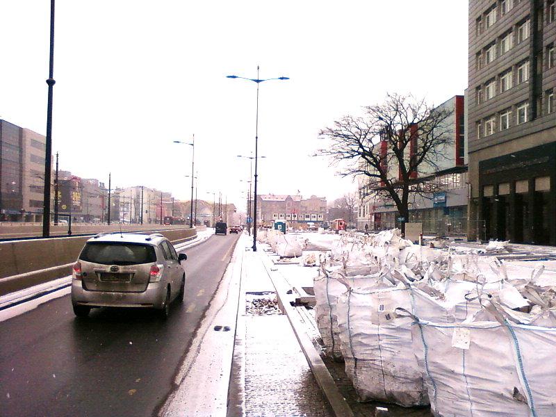 Przebudowa przed Urzędem Marszałkowskim