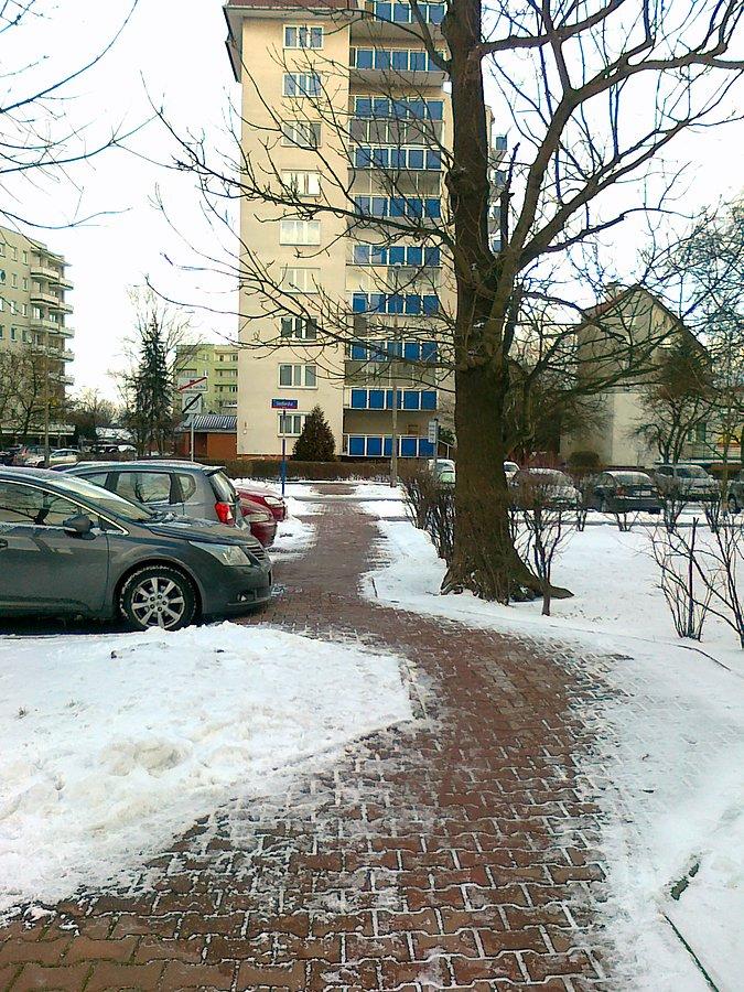 Najlepiej były odśnieżone chodniki