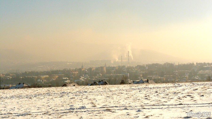 Spojrzenie z góry na Bielsko