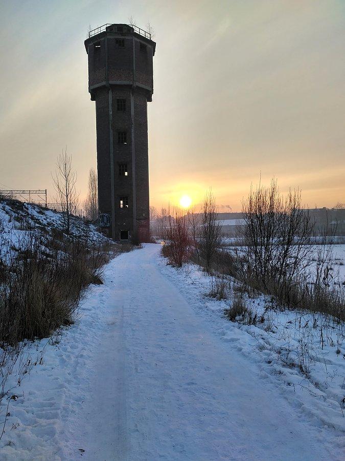Słońce lekko za smogiem