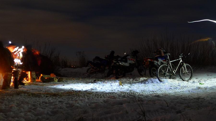Rowerem na imprezie motocyklowej