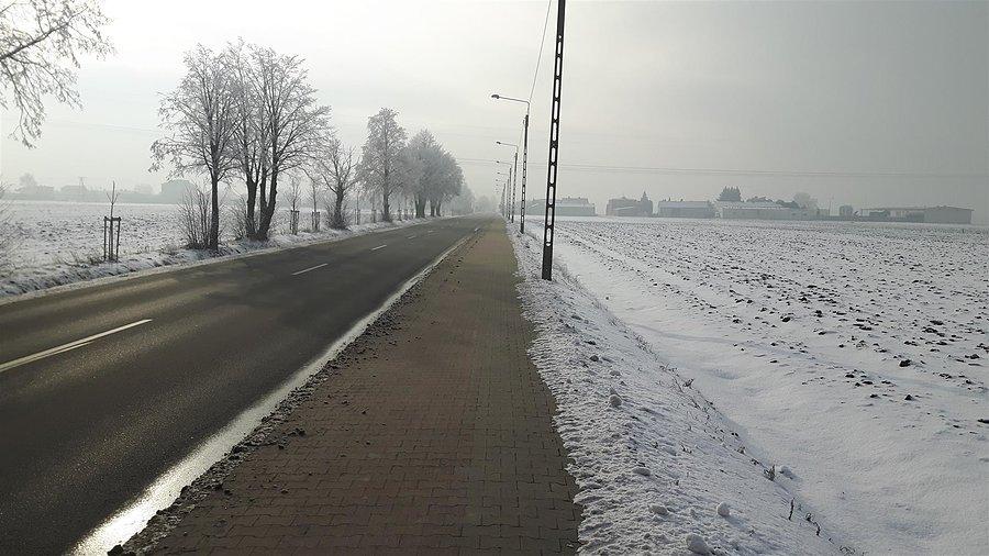 Czysta droga dla rowerów i to na wsi!