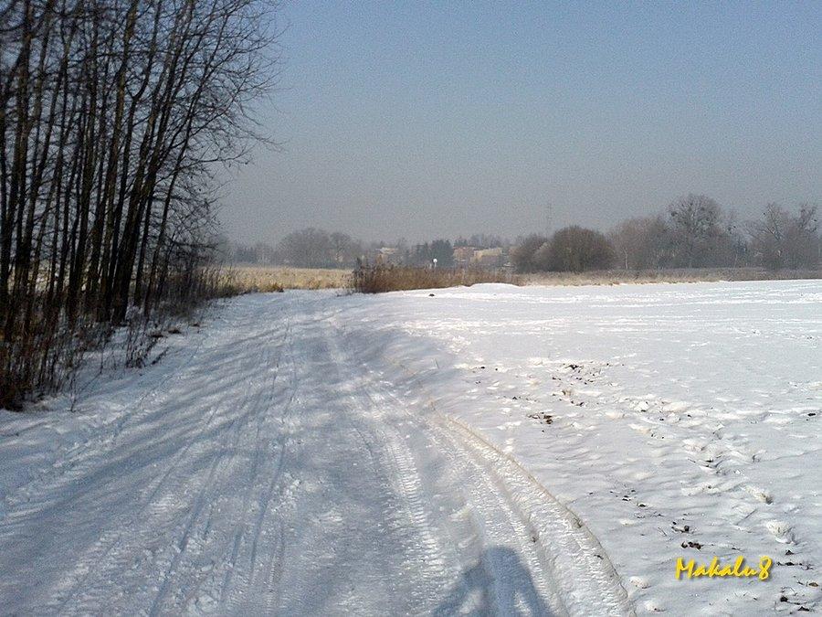 Po śniegu do Wymysłowa