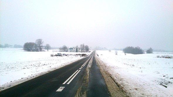 Na drogach ślisko