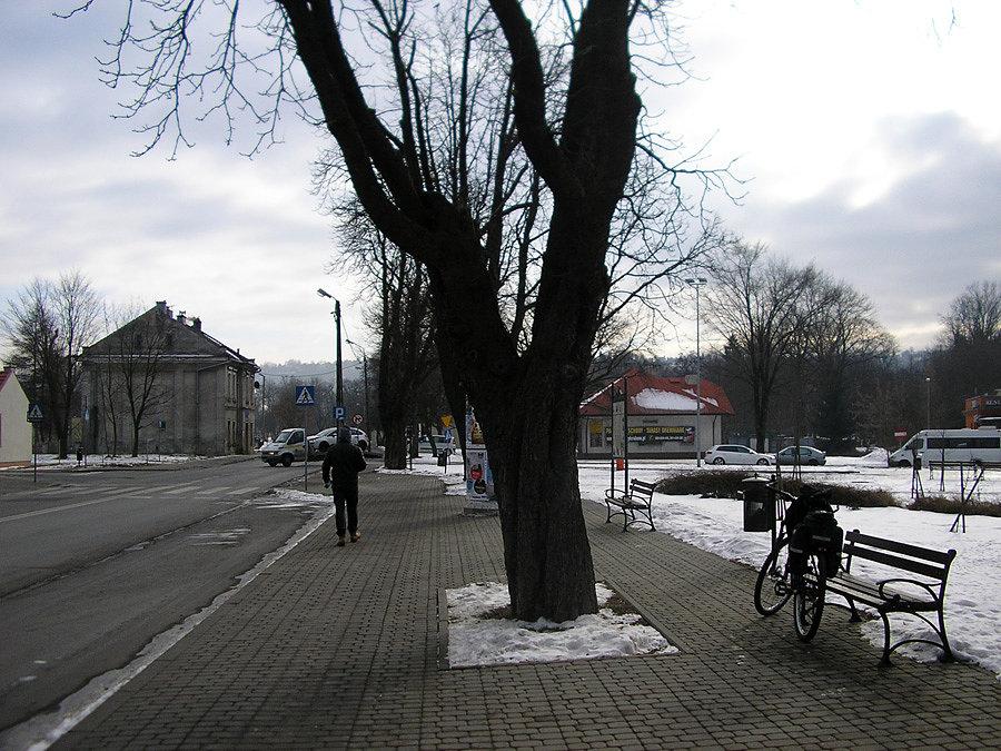 Wymuszony zmianą ubioru postój w Wieliczce