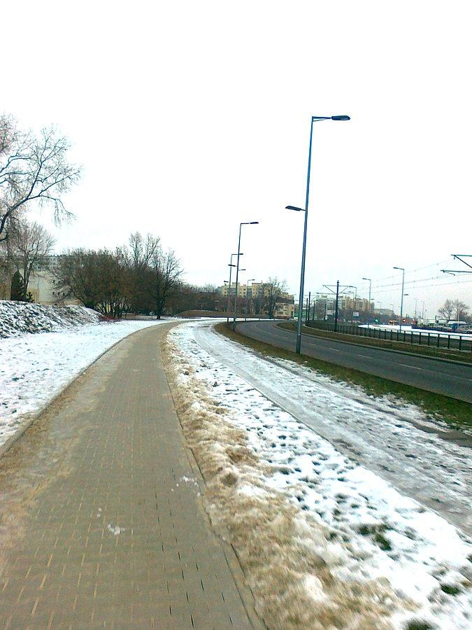 Pod moją nieobecność odśnieżyli chociaz chodnik