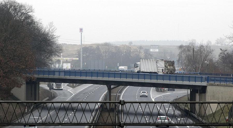 Nad autostradą 30 stycznia 17 r