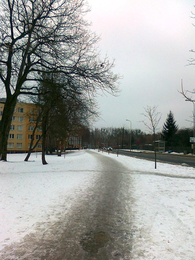 Ddr na Kocjana całkiem oblodzona