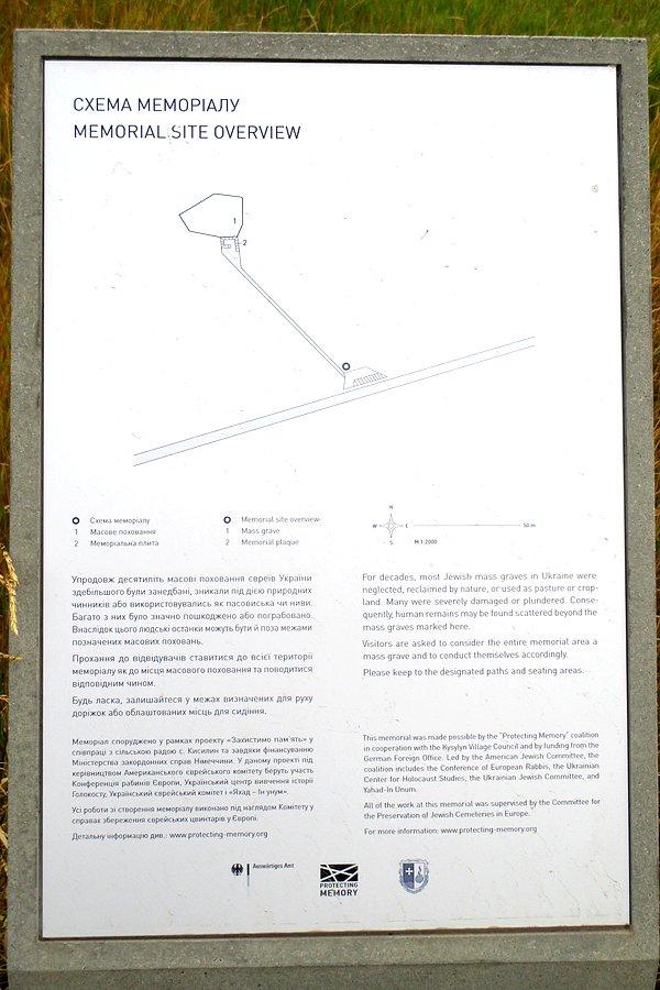 Mapa pomnika pod Kisielinem