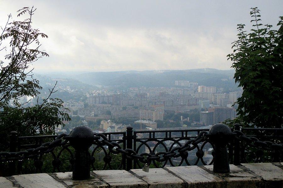 Panorama Lwowa z kopca Unii Lubelskej