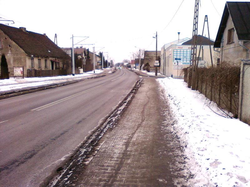 Ul. Łódzka w Konstantynowie