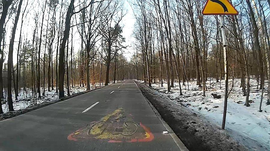 Muszę uważać na rowerzystów ;)