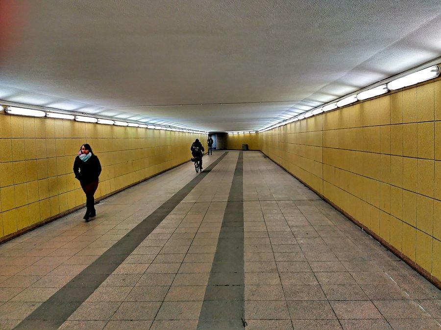 W tunelu w Gliwicach