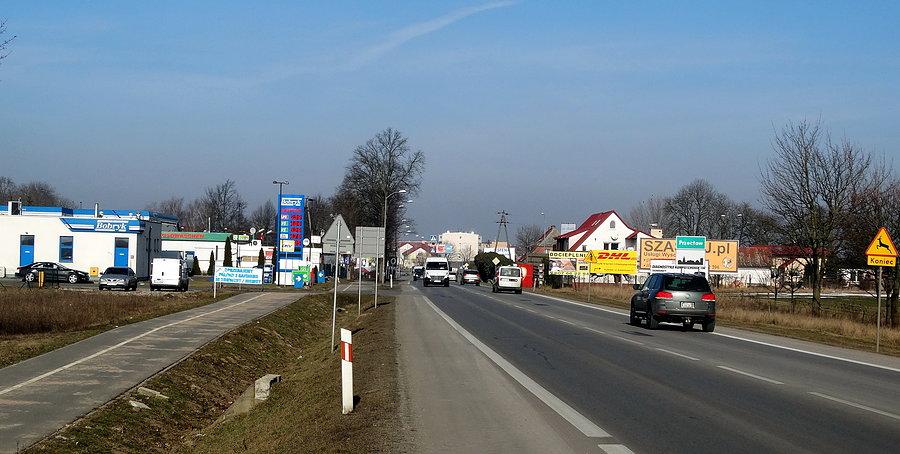 W oddali miejscowość Przecław