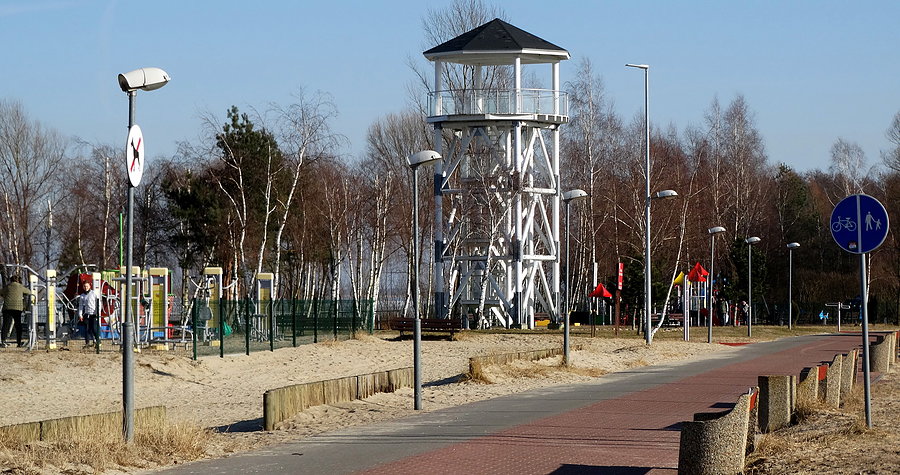 Trzebieska promenada w lutym