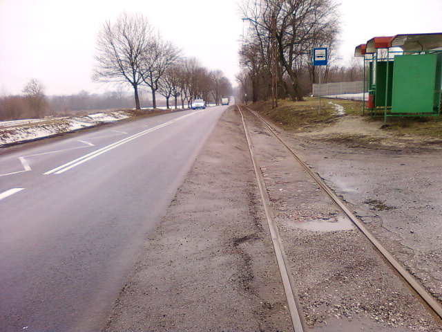 Szosa na Lutomiersk