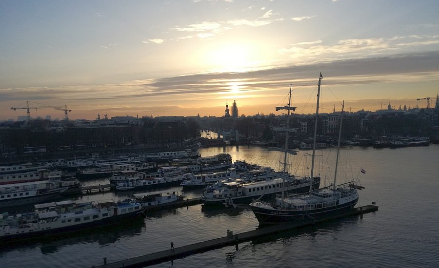Widok na Amsterdam