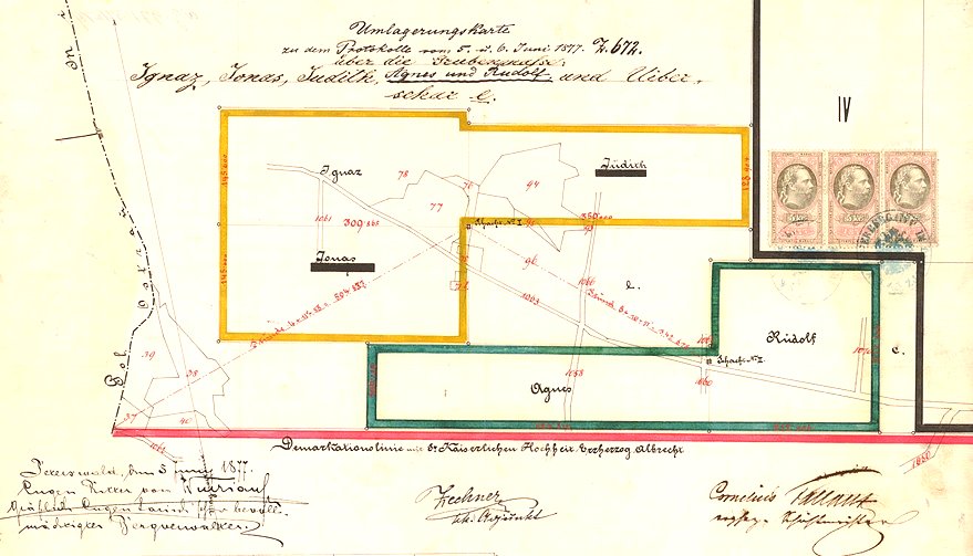 Petrvald mapa górnicza 3