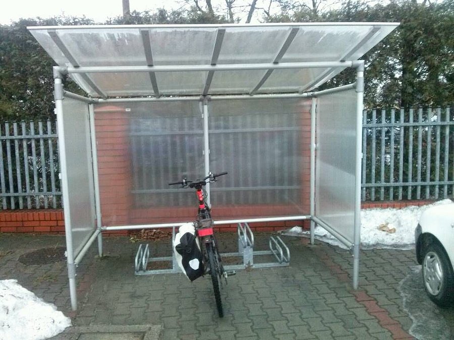 Parking rowerowy w pracy