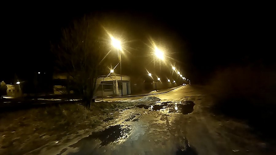Jedyne miejsce gdzie zostały resztki błota pośniegowego