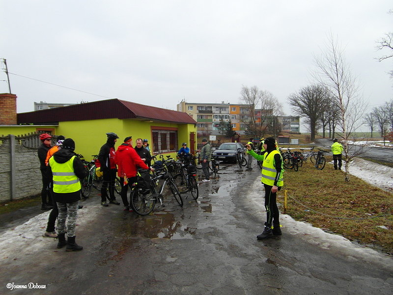 XII Zimowy Rajd Pomorski PTTK - Stolemy 2017-postój