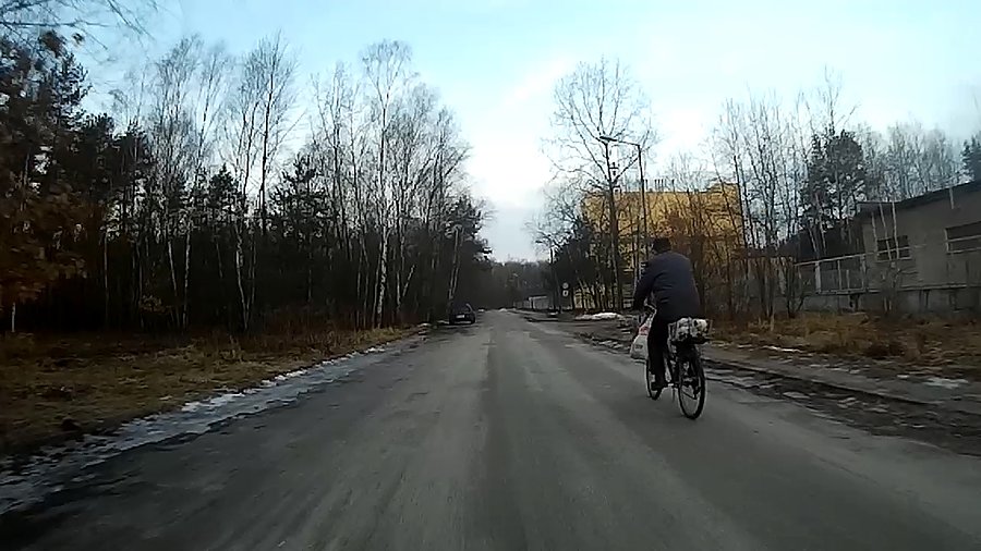 Kolejny rowerzysta dzisiaj