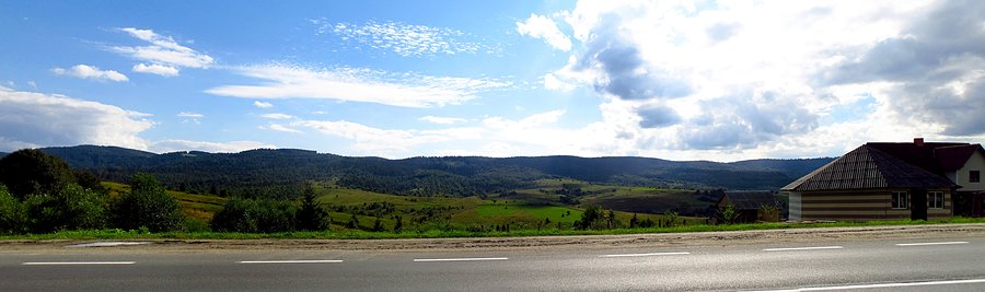 Panorama z Dolnówki