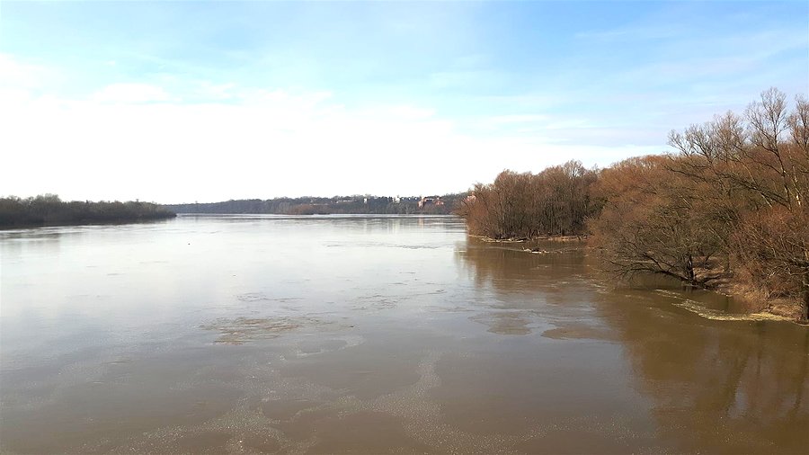 Wisła i kawałek Twierdzy Modlin