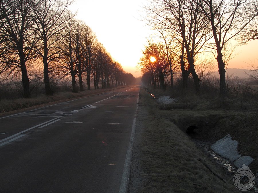 Powolny wschód słońca w Pielgrzymce