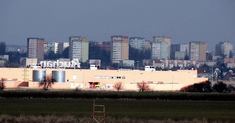 Widok z drogi Przecław - Kurów ( 2200 metrów)