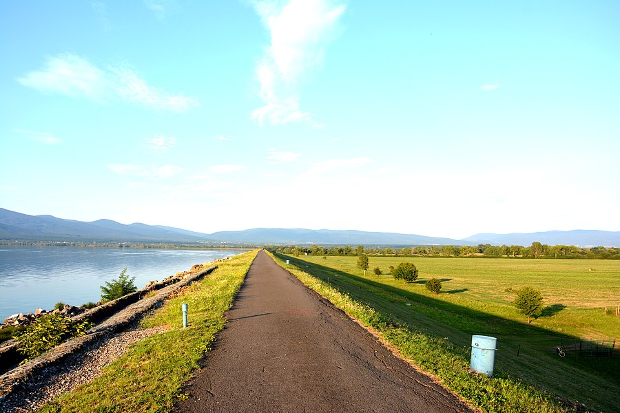 Mój rower nad Zemplínską Šíravą