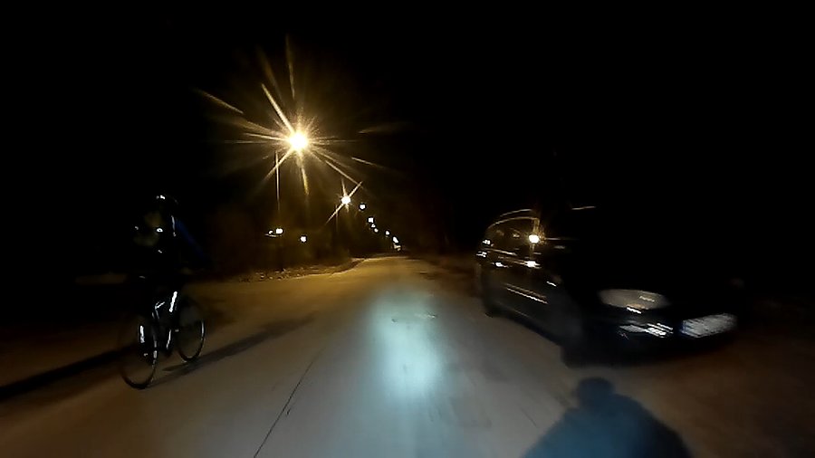 Szkoda, że jechał bez lampek