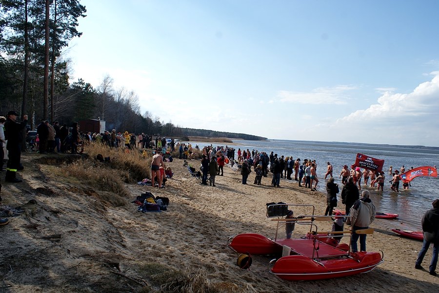 A na plaży