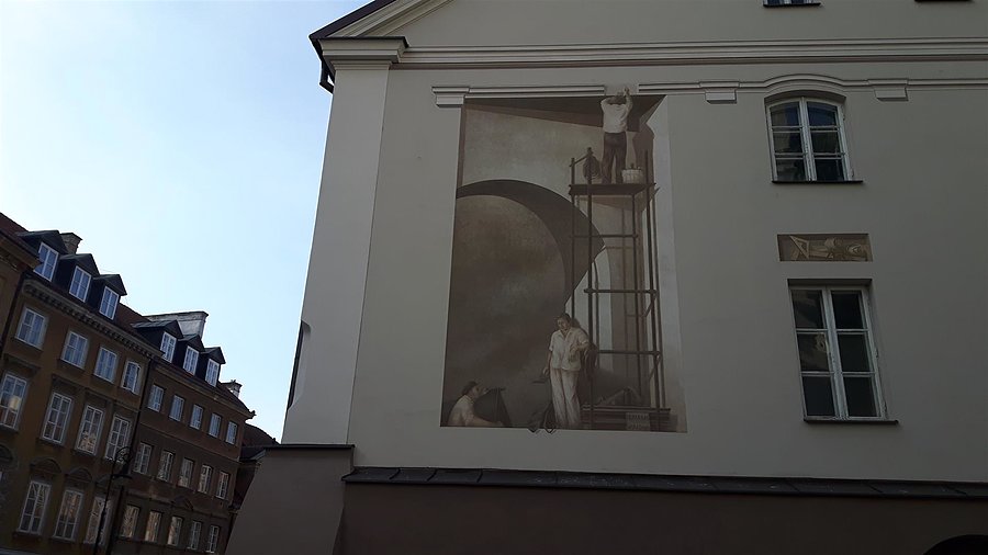 Mural staromiejski