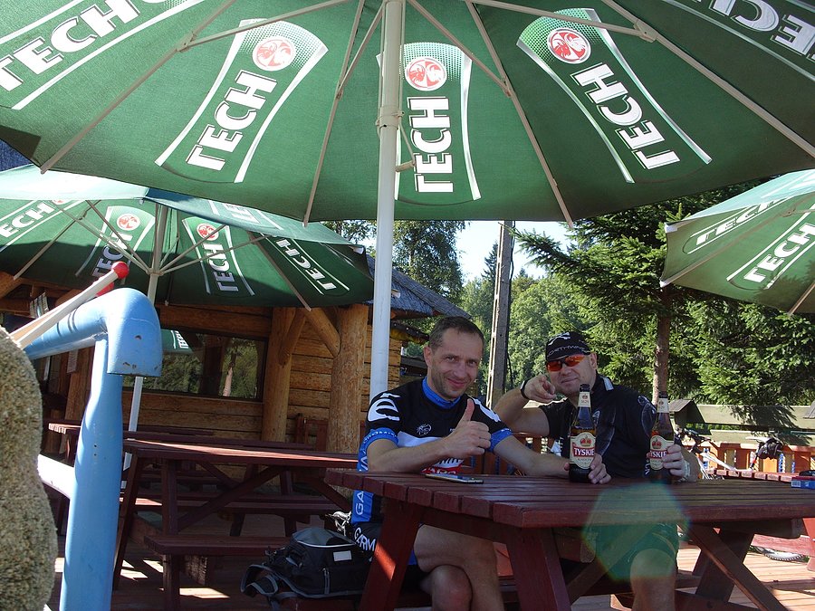 Nawodnienie w Karłowie na deptaku