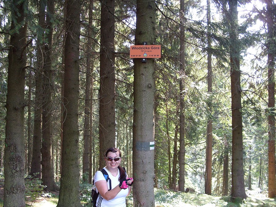 Włodzicka Góra zdobyta 757m npm