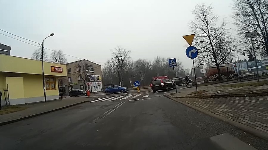 Pierwszy widziany dzisiaj rowerzysta