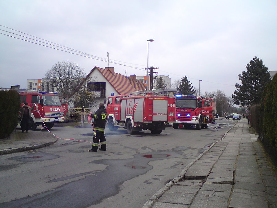 Pożar na Grudziądzkiej