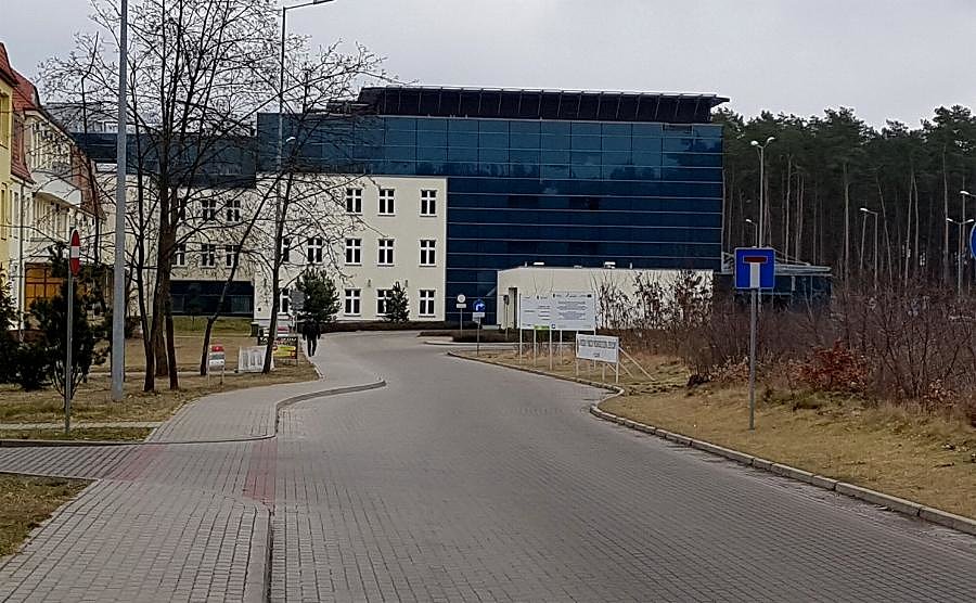 Londowisko dla śmigłowca na szpitalu w Zdunowie