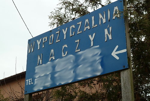 Wypożyczalnia naczyń