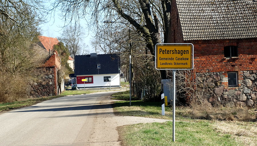 Mała wioska Petershagen