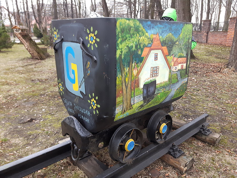 Wagonik kopalniany
